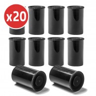 Cache "film canister" hermétique x20 - Noir