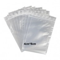 Sachets Zip basic x10 - 6x8cm