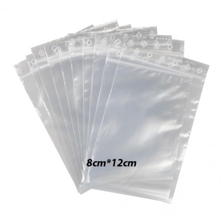Sachets Zip basic x10 - 8x12cm