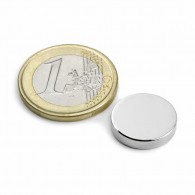 Magnets Disque 15x3mm - Lot de 2
