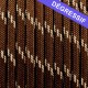 Paracord réflective - Marron