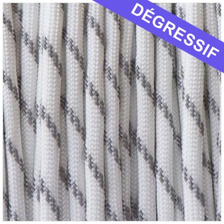 Paracord réflective - Blanc