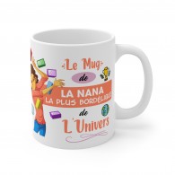 Mug "la nana la plus bordélique de l'univers"