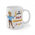Mug "élu meilleur papi de tous les temps"