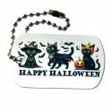 Travel Tag Happy Halloween - Black Cats
