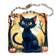 Travel Tag Halloween - Black Cat
