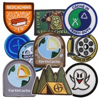 Grab - 10 Patchs Geocaching