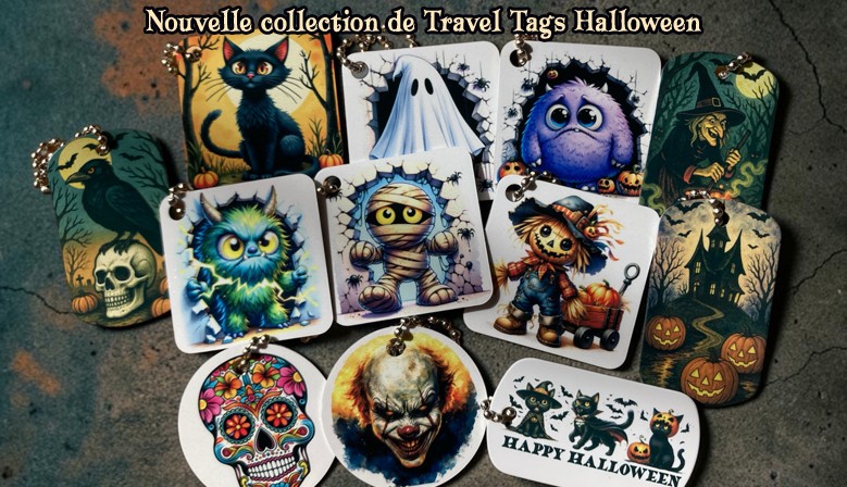 Nouvelle collection de Travel Tags Halloween !